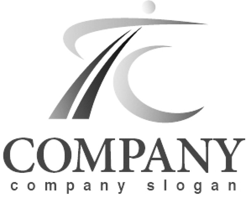 画像6: T・C・人・グラデーション・アルファベット・ロゴ・マークデザイン5334 (6)