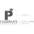 画像10: P・コアラ・アルファベット・ロゴ・マークデザイン5342