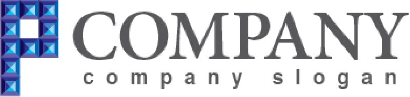 画像7: P・ブロック・アルファベット・ロゴ・マークデザイン5347 (7)