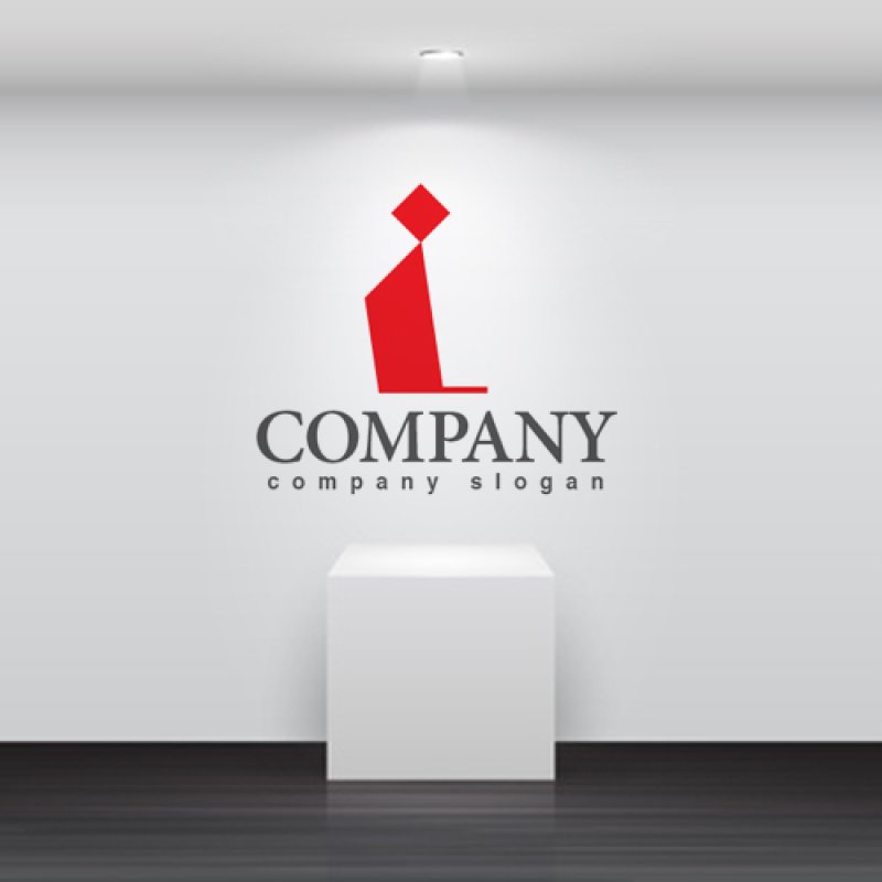 画像5: i・人・アルファベット・ロゴ・マークデザイン5349 (5)