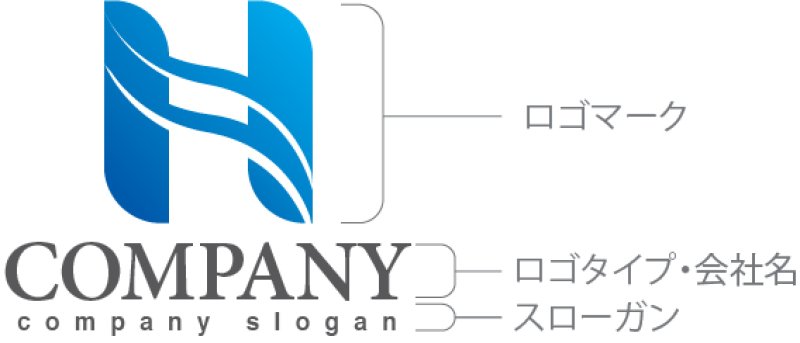 画像10: H・波・グラデーション・アルファベット・ロゴ・マークデザイン5358 (10)