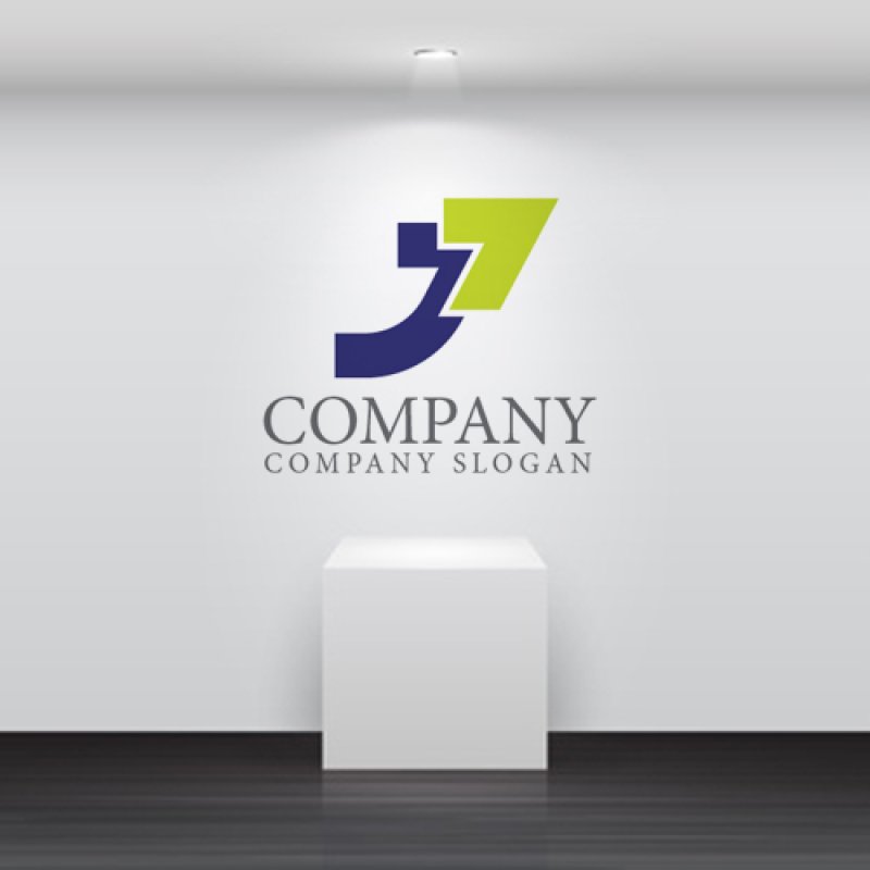 画像5: J・矢印・上昇・アルファベット・ロゴ・マークデザイン5361 (5)