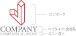 画像10: J・角棒・アルファベット・ロゴ・マークデザイン5363 (10)