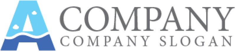 画像7: A・海・雲・波・アルファベット・ロゴ・マークデザイン5366 (7)