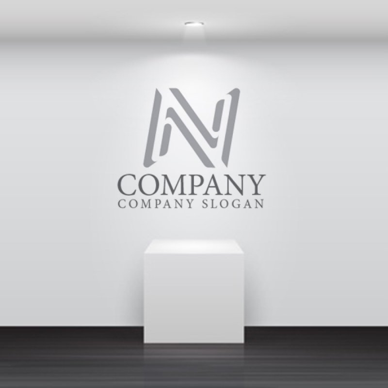 画像5: N・シンプル・アルファベット・ロゴ・マークデザイン5370 (5)