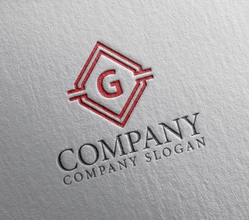 画像2: G・菱形・アルファベット・ロゴ・マークデザイン5380 (2)