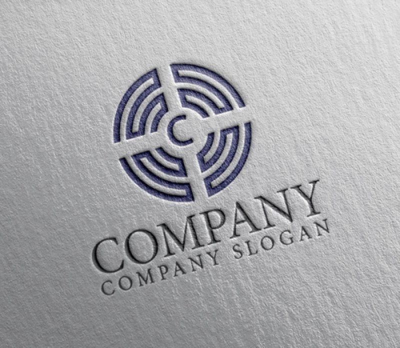 画像2: C・輪・迷路・アルファベット・ロゴ・マークデザイン5381 (2)