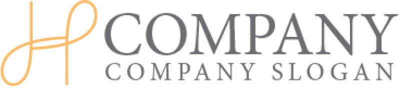 画像7: H・P・曲線・アルファベット・ロゴ・マークデザイン5382 (7)