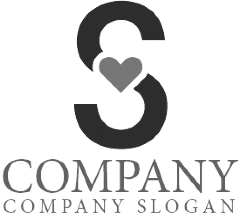 画像6: S・ハート・シンプル・アルファベット・ロゴ・マークデザイン5385 (6)