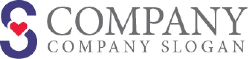 画像7: S・ハート・シンプル・アルファベット・ロゴ・マークデザイン5385 (7)