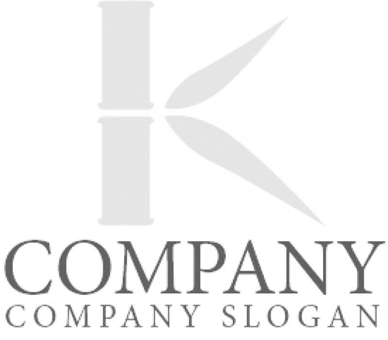 画像6: K・竹・笹・アルファベット・ロゴ・マークデザイン5386 (6)