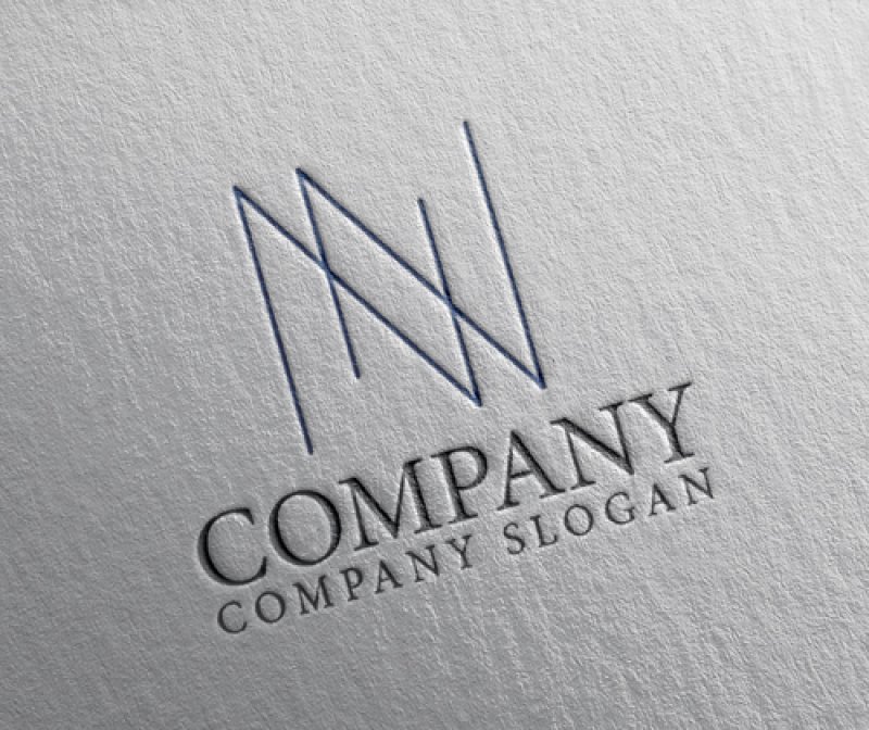 画像2: N・線・重なり・アルファベット・ロゴ・マークデザイン5391 (2)
