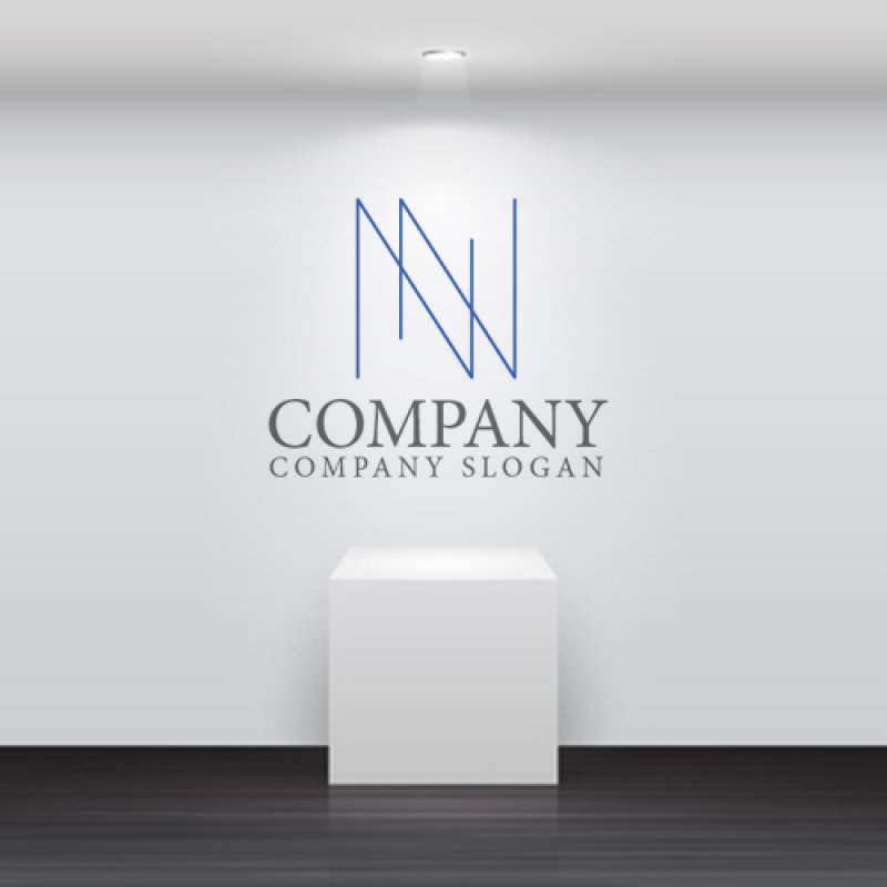 画像5: N・線・重なり・アルファベット・ロゴ・マークデザイン5391 (5)