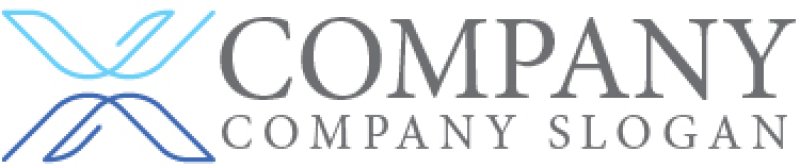 画像7: X・クリップ・線・アルファベット・ロゴ・マークデザイン5396 (7)