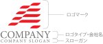 画像10: A・波・アルファベット・ロゴ・マークデザイン5397 (10)