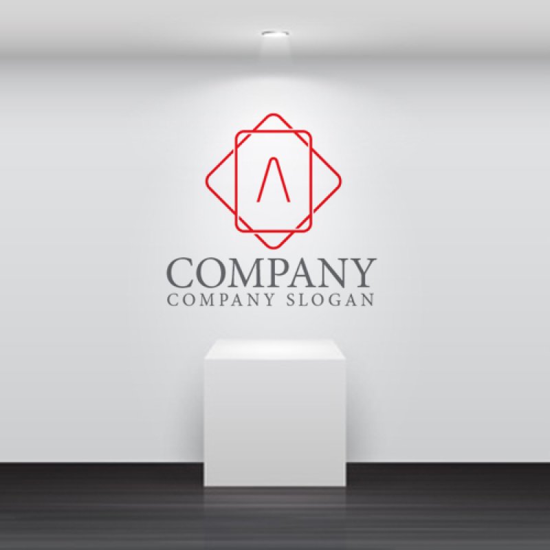画像5: A・四角・アルファベット・ロゴ・マークデザイン5398 (5)