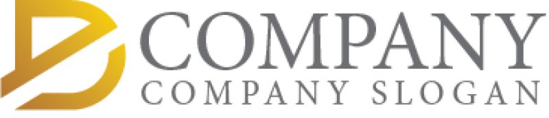 画像7: D・e・ゴールド・アルファベット・ロゴ・マークデザイン5399 (7)