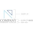画像10: N・三角・線・アルファベット・ロゴ・マークデザイン5400