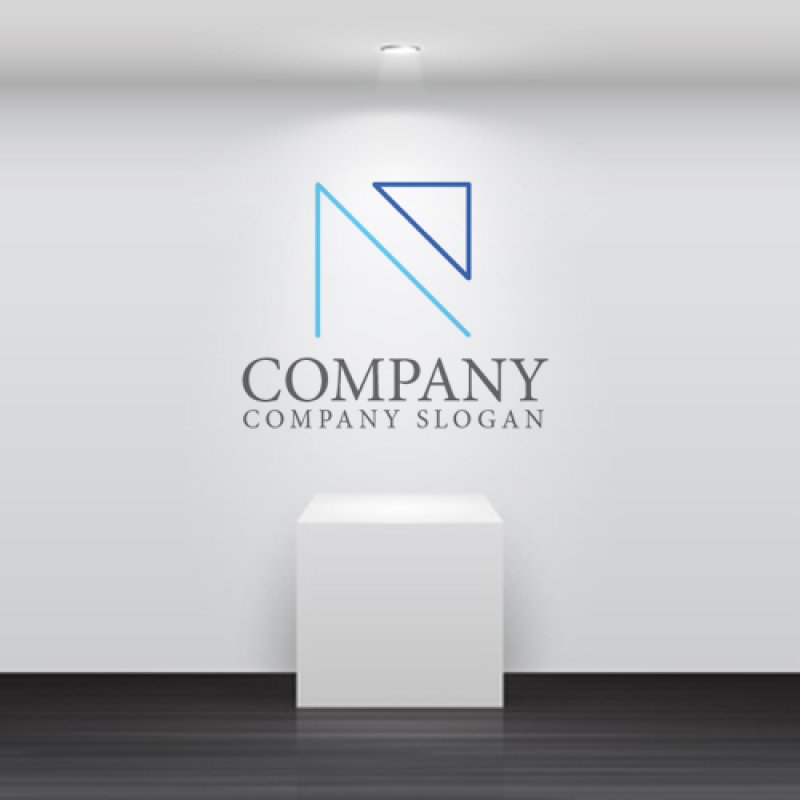 画像5: N・三角・線・アルファベット・ロゴ・マークデザイン5400 (5)