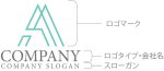 画像10: A・三角・線・アルファベット・ロゴ・マークデザイン5401 (10)