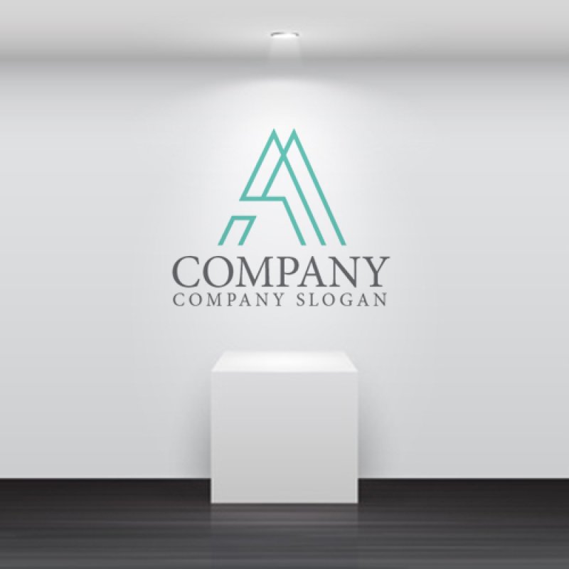 画像5: A・三角・線・アルファベット・ロゴ・マークデザイン5401 (5)