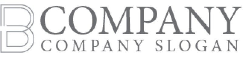 画像7: B・線・アルファベット・ロゴ・マークデザイン5403 (7)