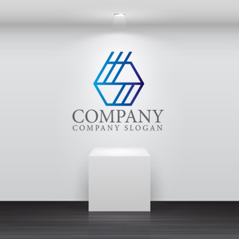 画像5: S・六角形・グラデーション・会社ロゴ・マークデザイン5404 (5)
