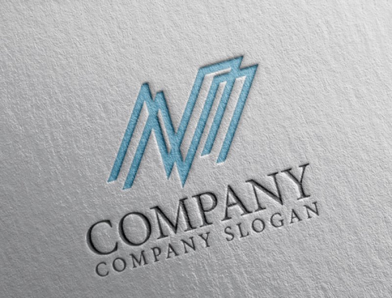 画像2: N・線・アルファベット・会社ロゴ・マークデザイン5405 (2)