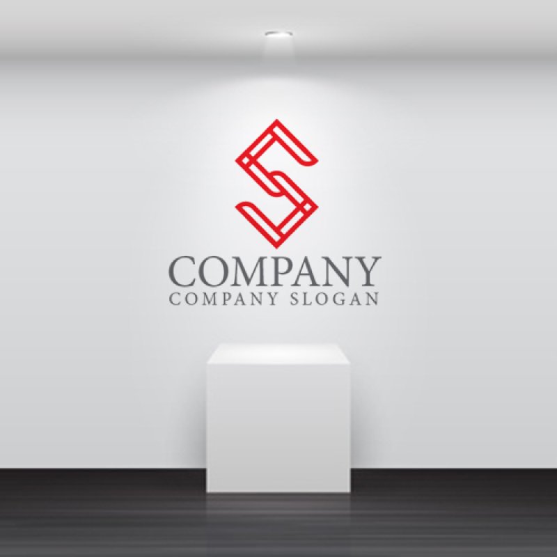 画像5: S・線・アルファベット・ロゴ・マークデザイン5406 (5)