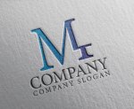 画像2: M・T・グラデーション・アルファベット・会社ロゴ・マークデザイン5408 (2)