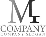 画像6: M・T・グラデーション・アルファベット・会社ロゴ・マークデザイン5408 (6)