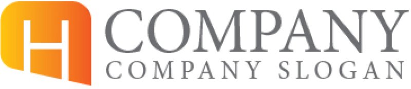 画像7: H・四角・グラデーション・アルファベット・ロゴ・マークデザイン5409 (7)