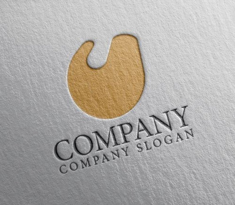 画像2: U・膨張・アルファベット・ロゴ・マークデザイン5413 (2)