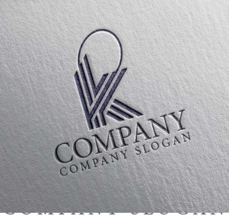 画像2: K・線・輪・アルファベット・ロゴ・マークデザイン5416 (2)