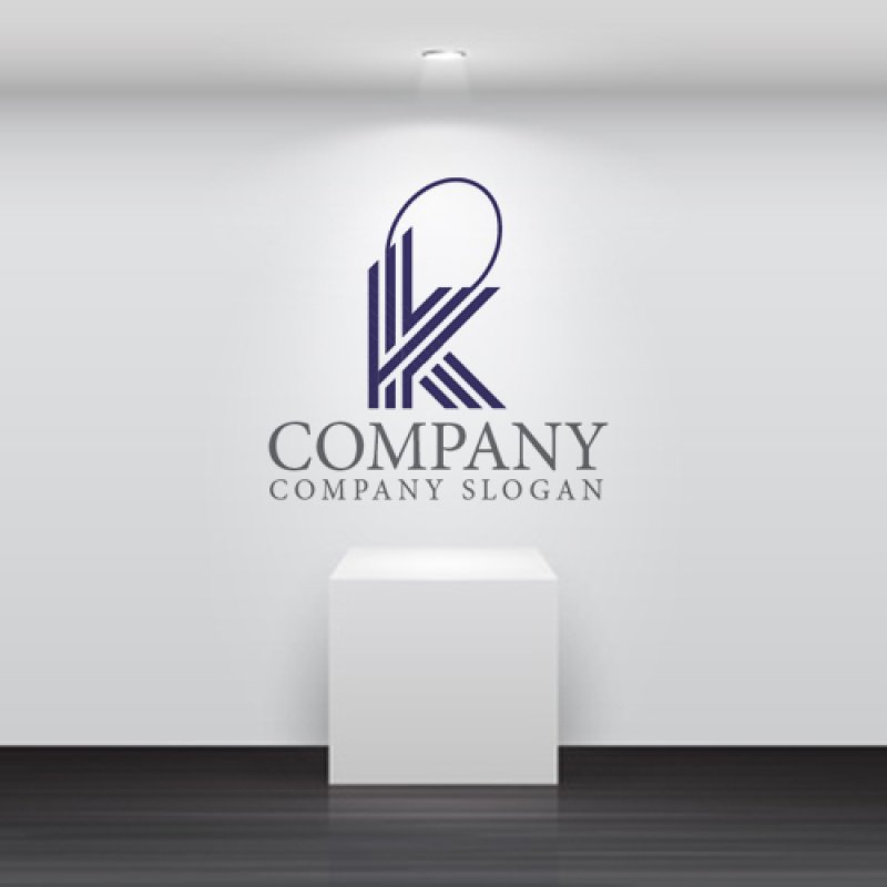 画像5: K・線・輪・アルファベット・ロゴ・マークデザイン5416 (5)