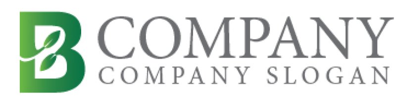 画像7: B・葉・グラデーション・アルファベット・会社ロゴ・マークデザイン5420 (7)