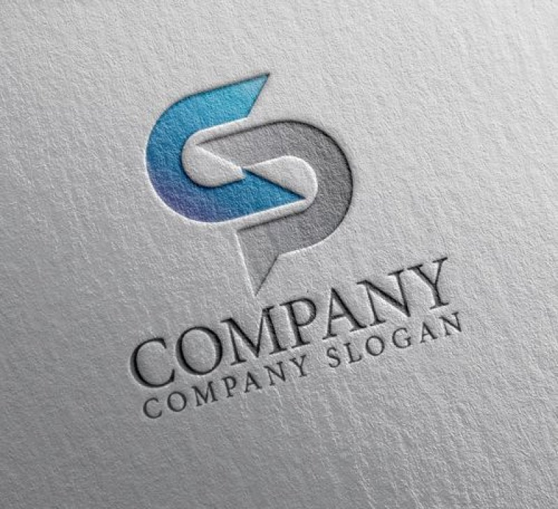 画像2: C・P・グラデーション・アルファベット・会社ロゴ・マークデザイン5421 (2)