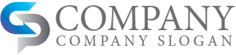 画像7: C・P・グラデーション・アルファベット・会社ロゴ・マークデザイン5421 (7)