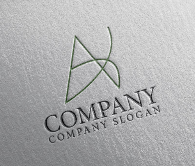 画像2: A・K・線・アルファベット・ロゴ・マークデザイン5423 (2)