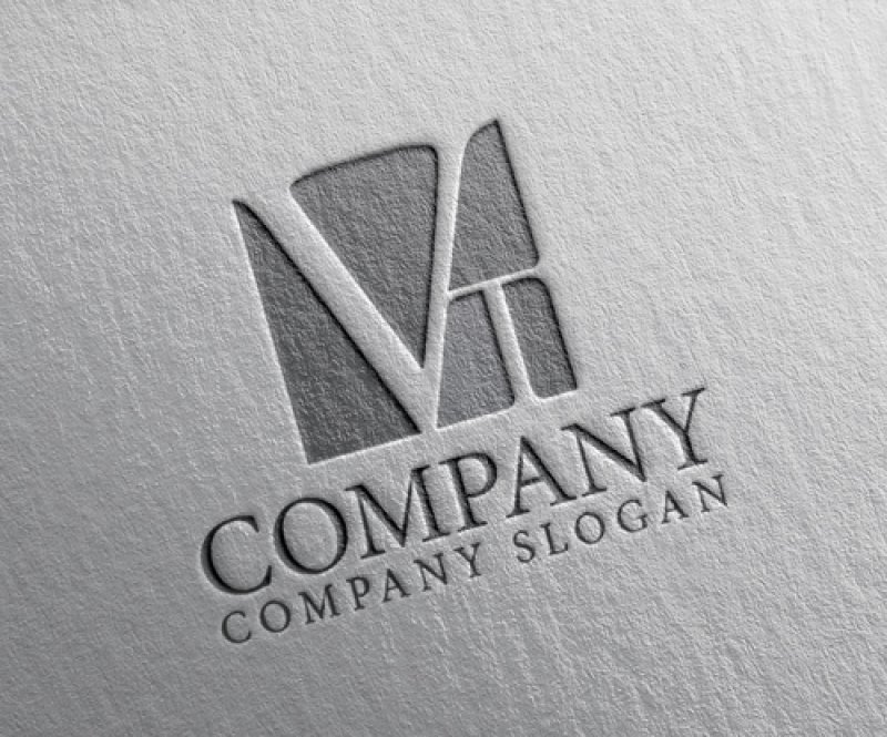 画像2: V・T・四角・アルファベット・ロゴ・マークデザイン5424 (2)