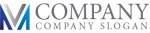 画像7: M・V・グラデーション・アルファベット・会社ロゴ・マークデザイン5430 (7)