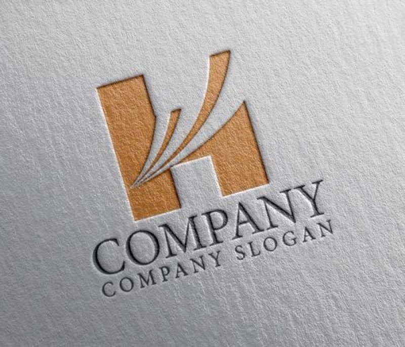 画像2: H・曲線・上昇・アルファベット・ロゴ・マークデザイン5435 (2)