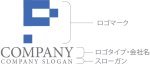 画像10: F・P・点・アルファベット・ロゴ・マークデザイン5436 (10)