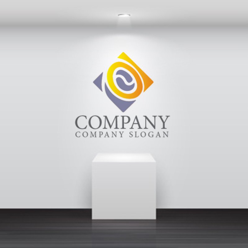 画像5: O・四角・グラデーション・アルファベット・ロゴ・マークデザイン5443 (5)