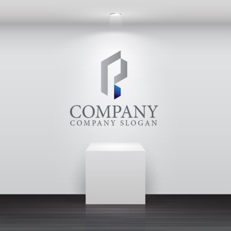 画像5: P・ビル・アルファベット・ロゴ・マークデザイン5454 (5)