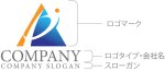 画像10: P・三角・i・グラデーション・アルファベット・ロゴ・マークデザイン5456 (10)