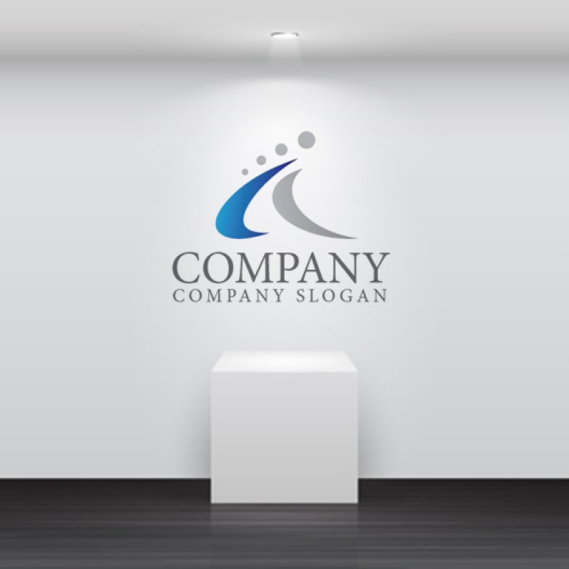 画像5: A・曲線・i・グラデーション・アルファベット・会社ロゴ・マークデザイン5459 (5)