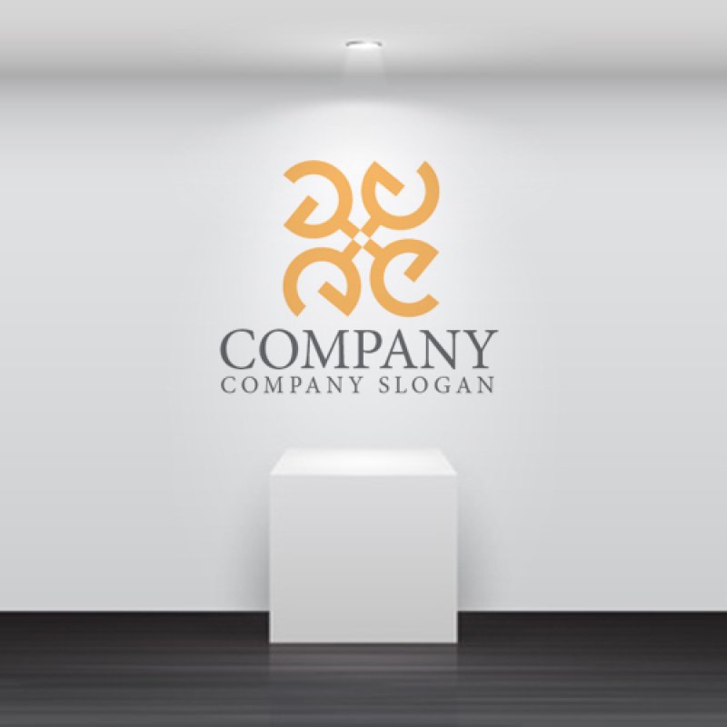 画像5: e・回転・四角・アルファベット・ロゴ・マークデザイン5460 (5)