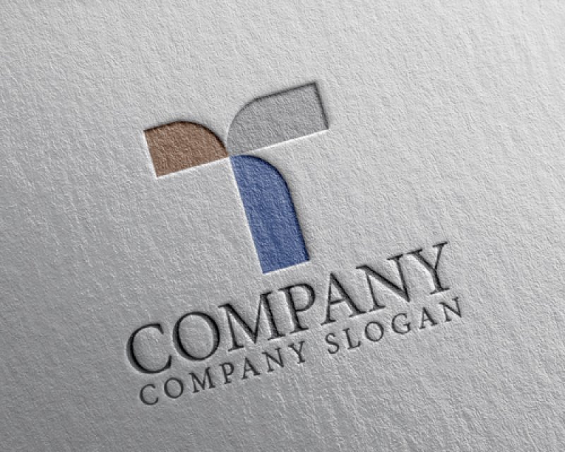 画像2: T・シンプル・風車・アルファベット・ロゴ・マークデザイン5468 (2)