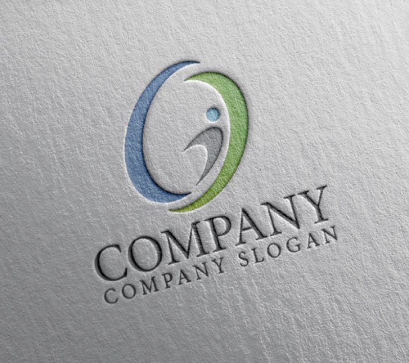 画像2: G・O・人・アルファベット・ロゴ・マークデザイン5469 (2)